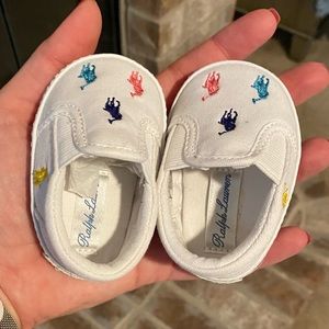 Polo Ralph Lauren baby crib shoes